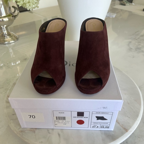 Christian Dior Suede Mule